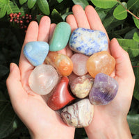 Assorted Tumbled Stones: SMALL, MEDIUM or LARGE Sizes Wholesale Bulk Lots Mixed