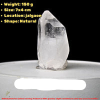 Himalayan Clear Quartz Point Wand Ethically Sourced Healing Crystal from India