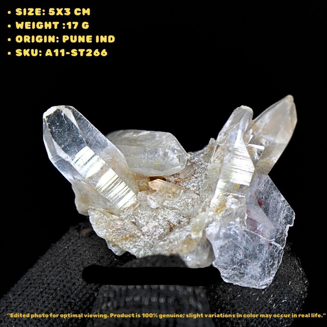 Himalayan Quartz Cluster 17g Reiki Healing Stone Spiritual Energy India