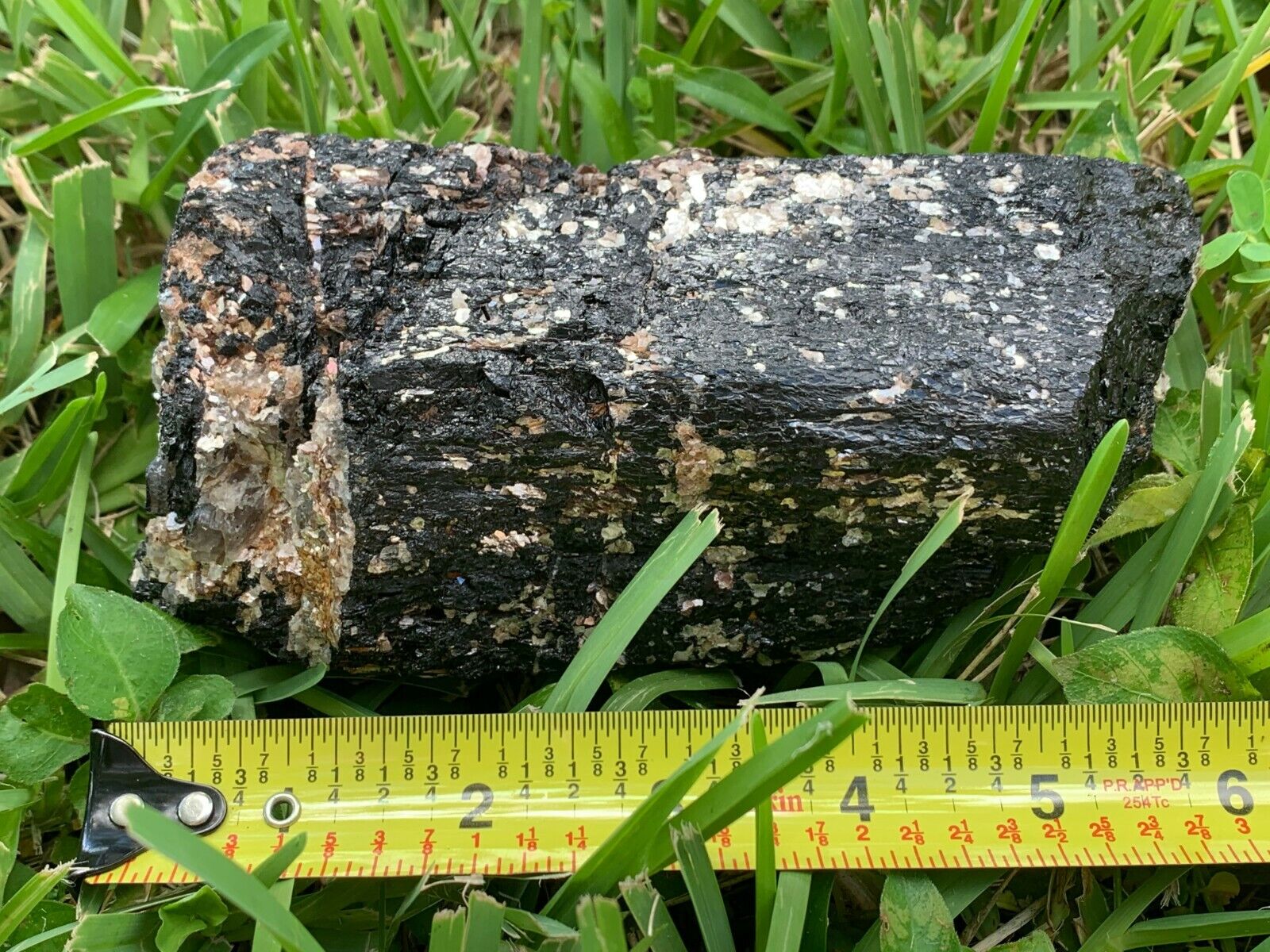 Extra Large Black Tourmaline Chunk / Rod / Log, Natural Rough Black Tourmaline