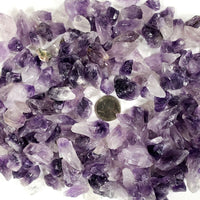AMETHYST CRYSTAL SMALL POINTS & CHUNKS BULK WHOLESALE HEALING CRYSTALS