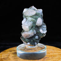 Rare Multi-Color Chalcedony on Heulandite Mineral Specimen 120g India