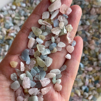 Grade A++ Semi Tumbled Gemstone Mini Chips 3 - 18 mm, Choose From 4 oz to 3 lbs