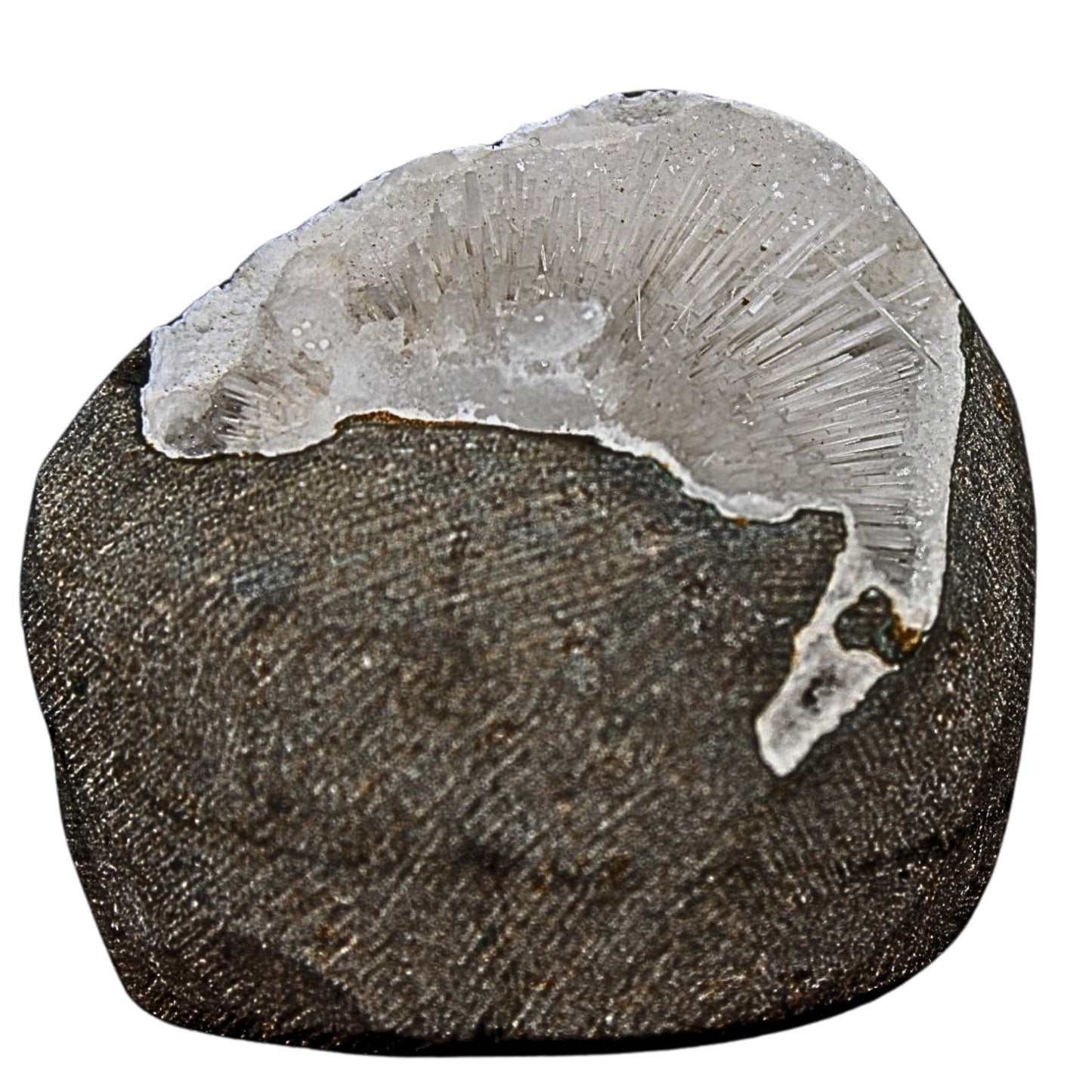 Natural Scolecite Geode 85g Raw Healing Crystal Mineral Specimen