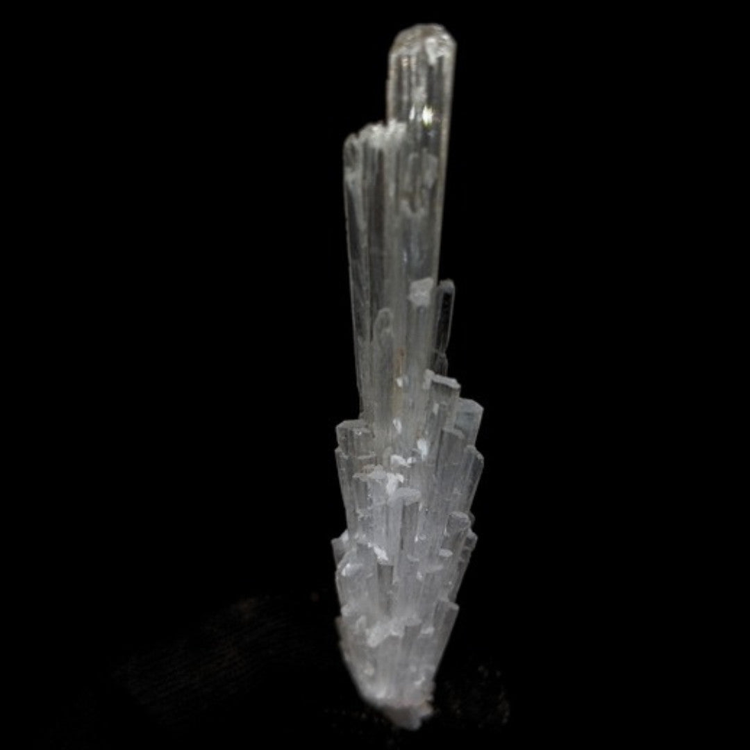 Natural Scolecite Crystal 12g 10x1x1cm Rare White Zeolite India