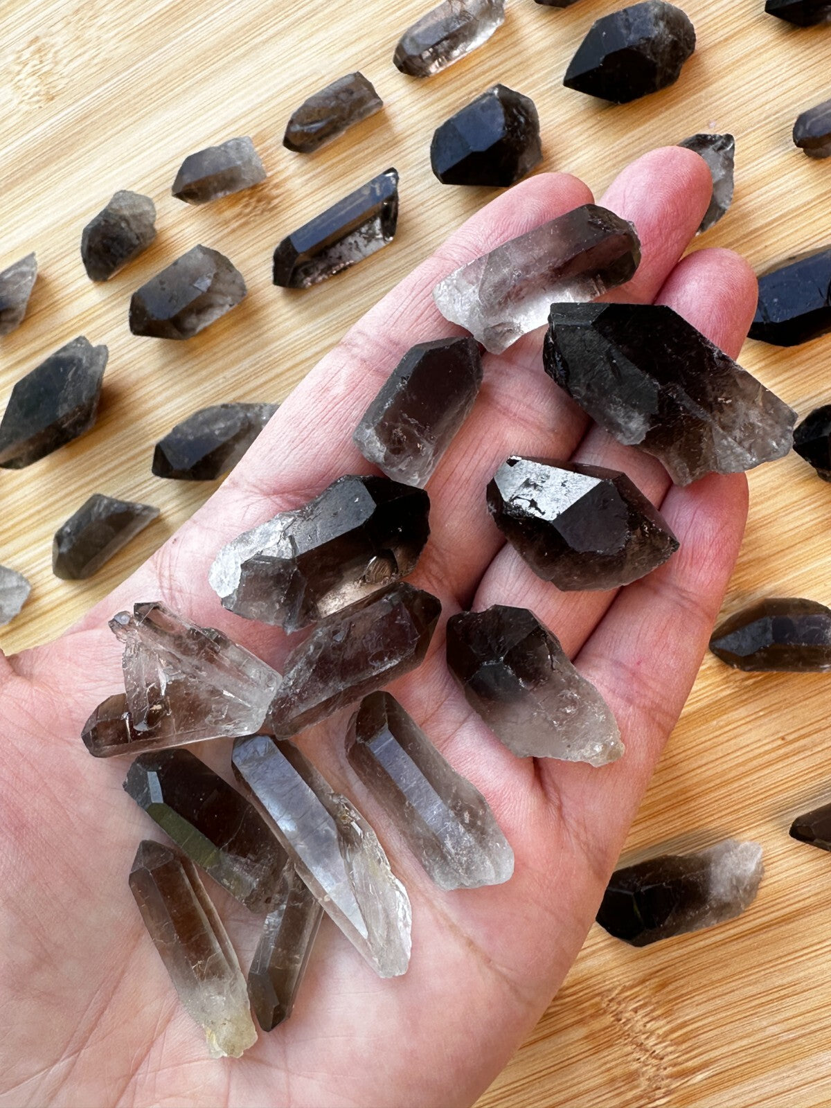 Natural Smoky Quartz Crystal Points, Small Smoky Quartz Point,Wholesale Bulk Lot