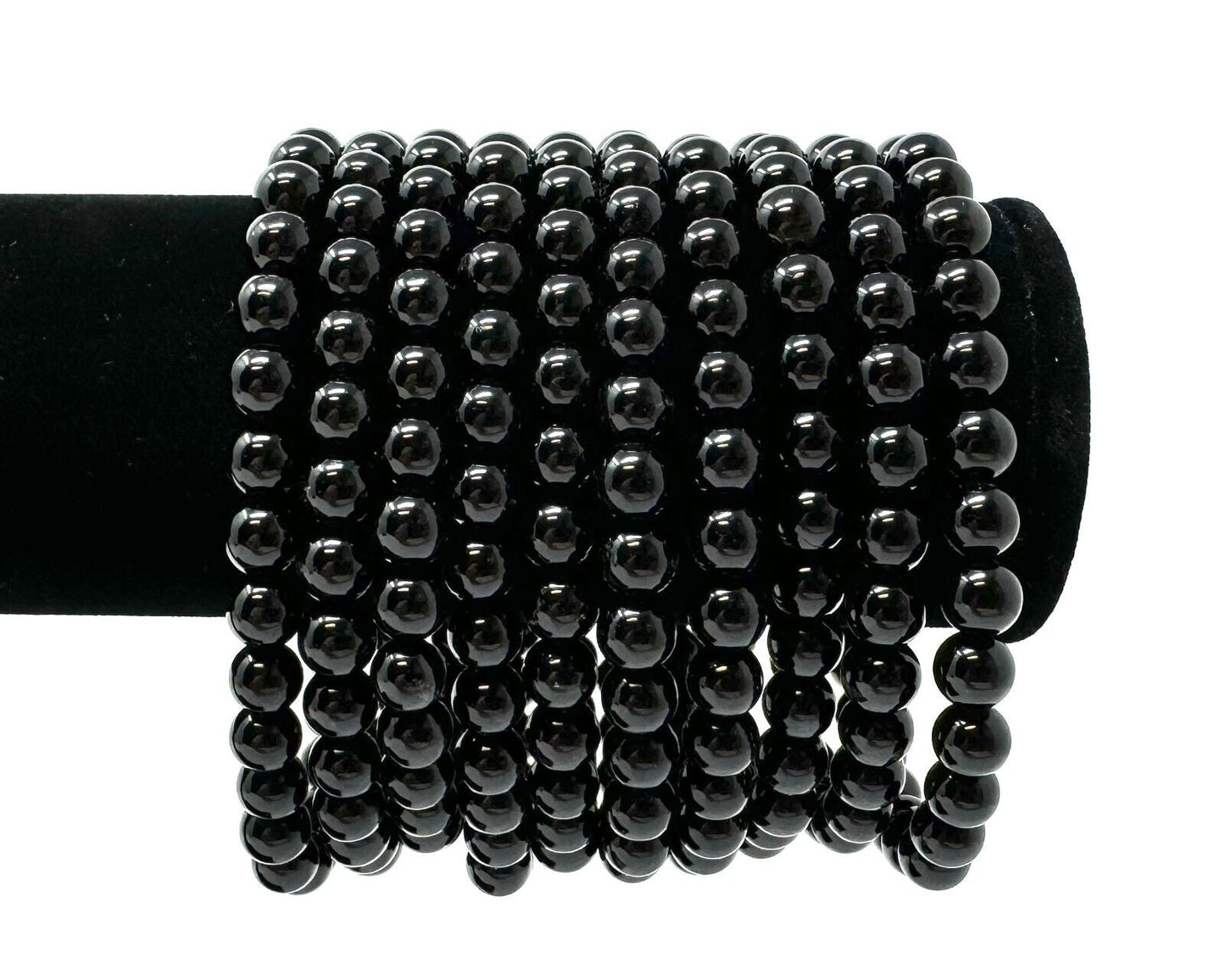 6 mm Bead Gemstone Bracelets BUY 3 GET 1 FREE - Dainty Stretch Crystal Bracelets