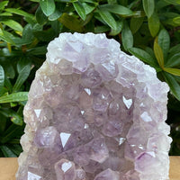 Uruguayan Amethyst Cluster, Grade B Amethyst Geode with Cut Base, Pick a Size