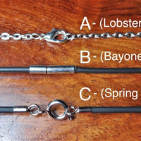 Quartz Necklace Raw Crystal Point Silver Pendant LR21 Healing Crystals Stones