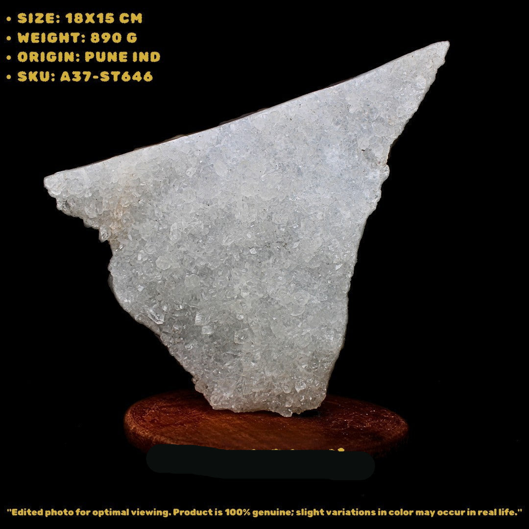 Apophyllite Quartz Healing Cluster Stone 890g 18x15 cm Rare Large Specimen