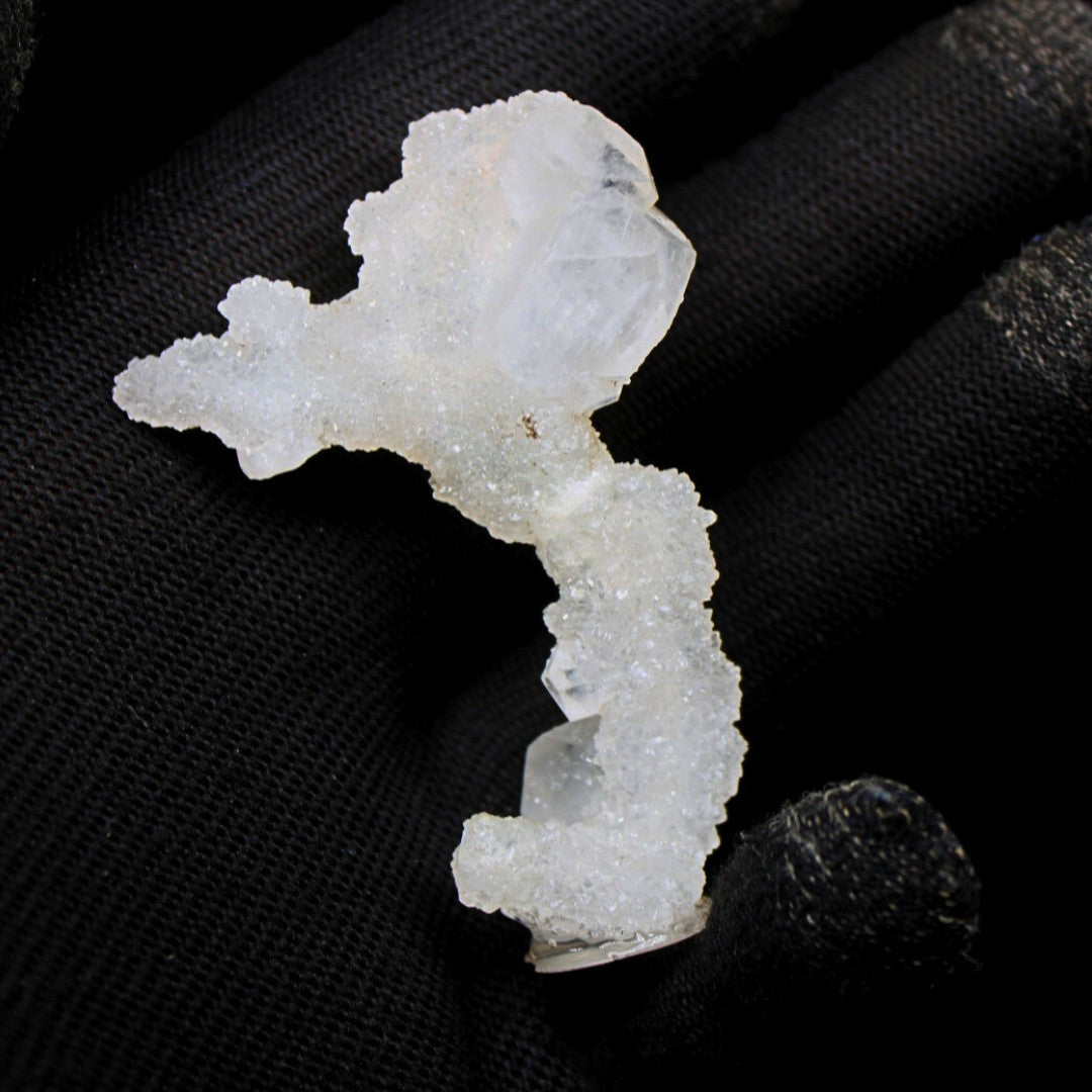 Apophyllite Shiny Crystal Cluster Tower 7cm 160g Rare Luster Mining Specimen Ind