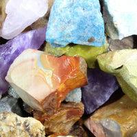 Madagascar Mix - Rough Rocks for Tumbling - Bulk Wholesale 1LB options