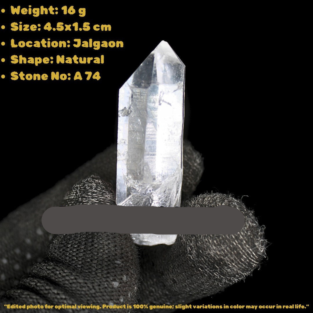 Rare Mini Himalayan Quartz Point Crystal 16g Collectible Mineral Specimen