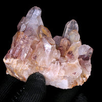 Phantom Clear Quartz Cluster 210g 8x5 cm – Rare Natural Growth Crystal