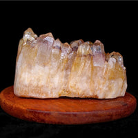 408g Phantom Quartz Cluster Natural Healing Crystal from India
