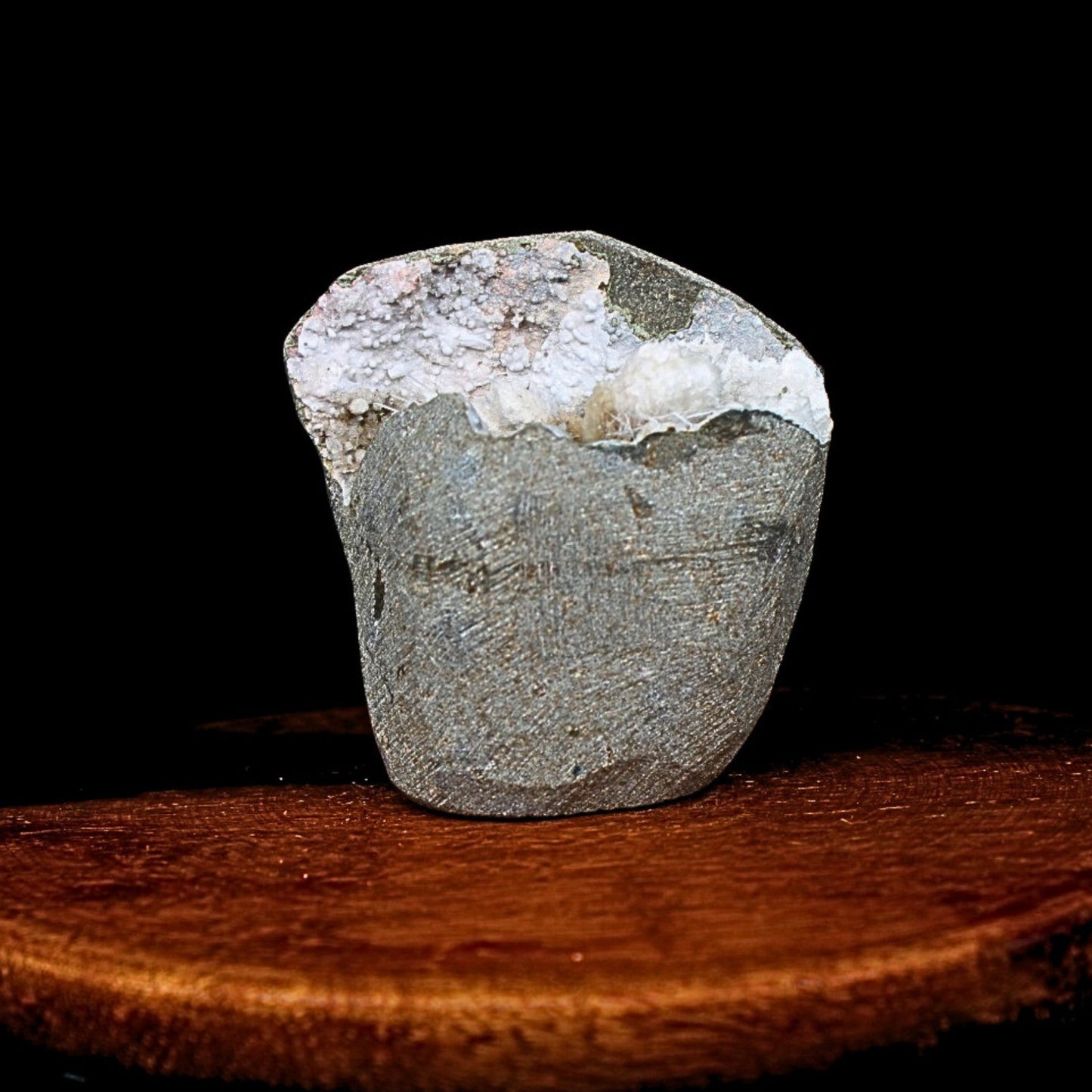 Scolecite Geode 118g Natural Reiki Stone for Calm Meditation Energy