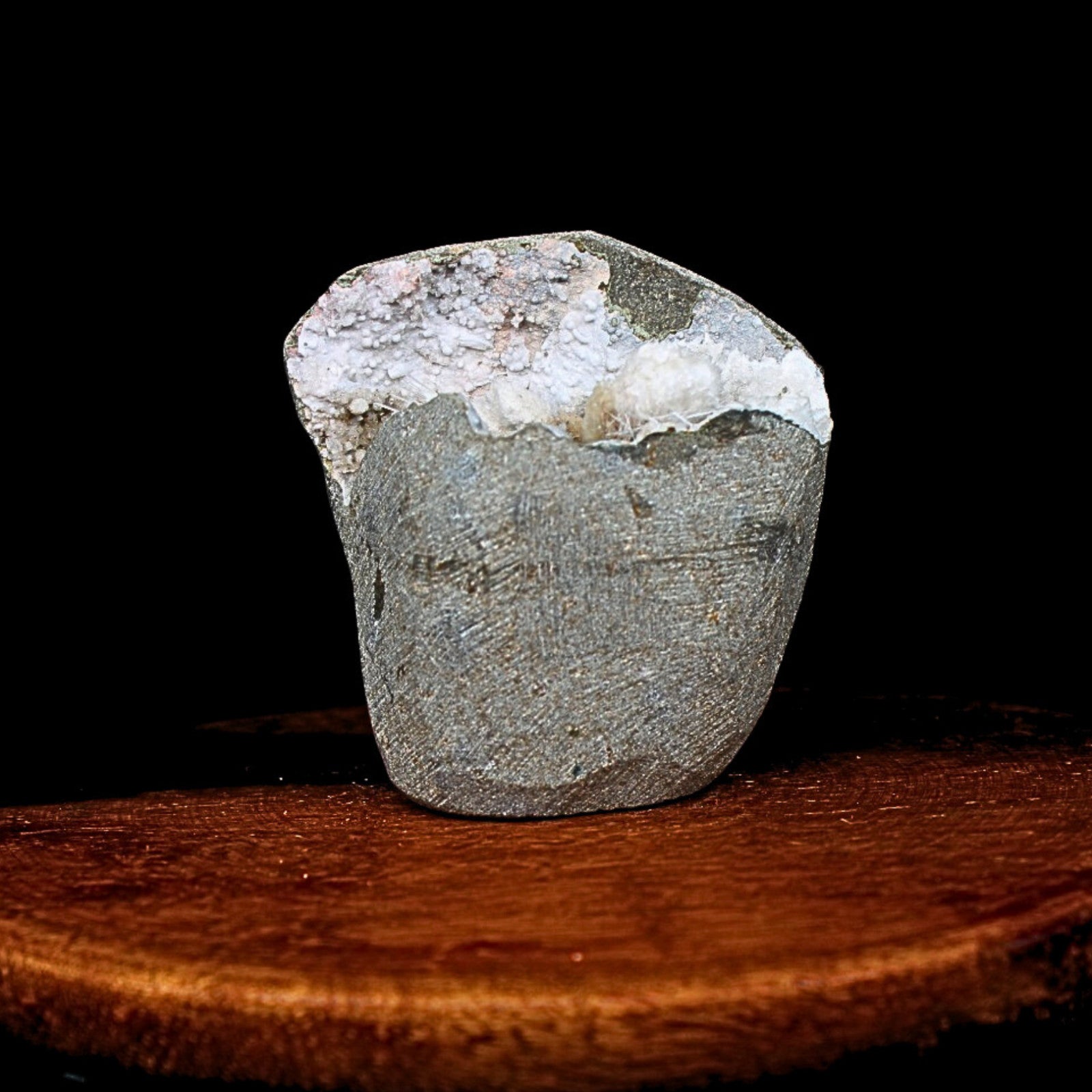 Scolecite Geode 118g Natural Reiki Stone for Calm Meditation Energy