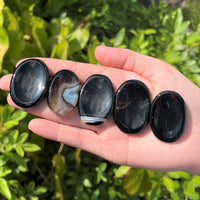 Natural Crystal Worry Stone: Choose Gemstone (Crystal Healing Pocket Stone)