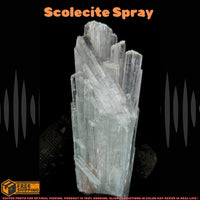 Natural Scolecite Cluster 20g Zeolite Mineral Spray Healing Crystal India