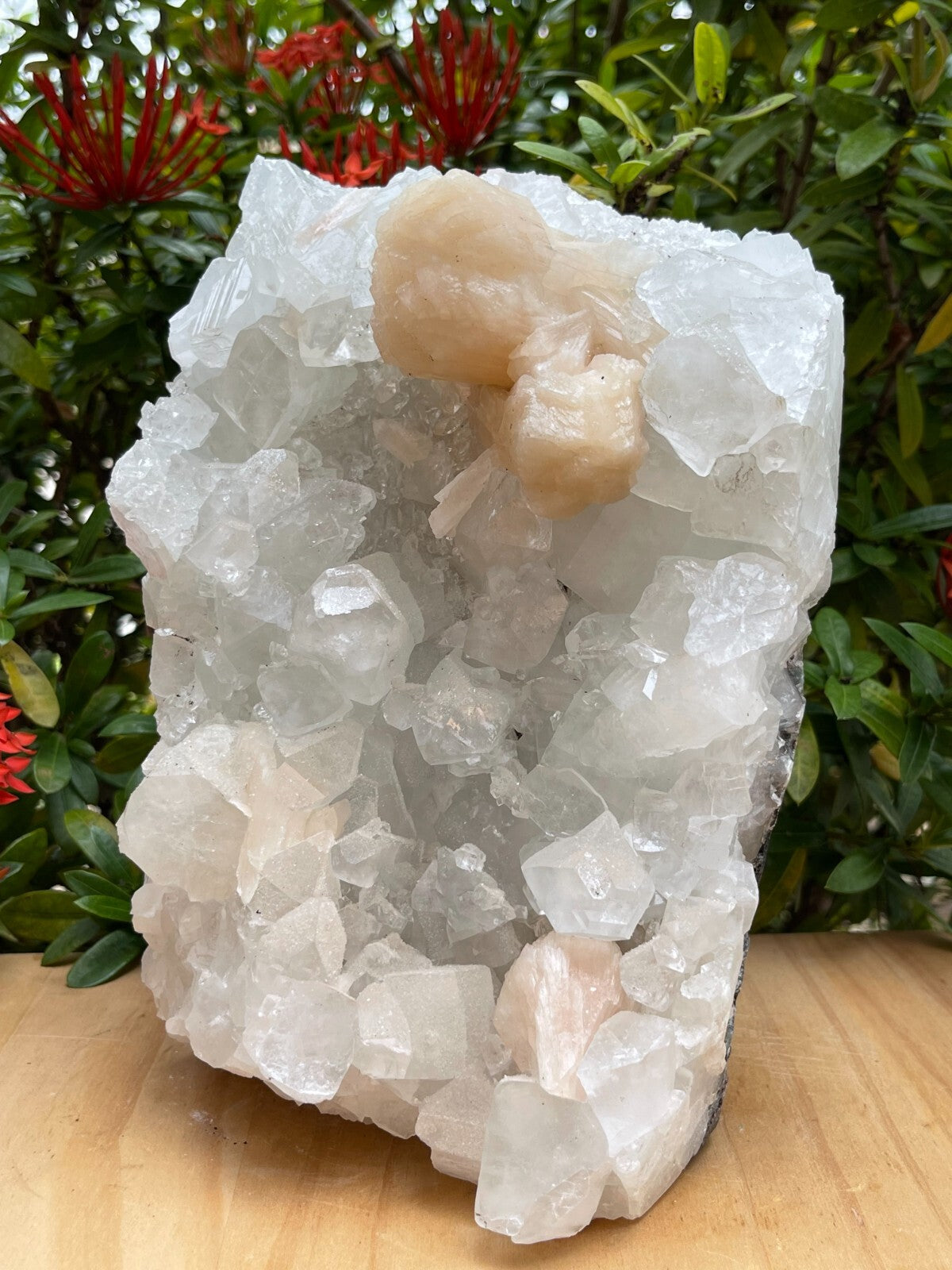 Apophyllite Cluster, Apophyllite Geode, Apophyllite Free Standing