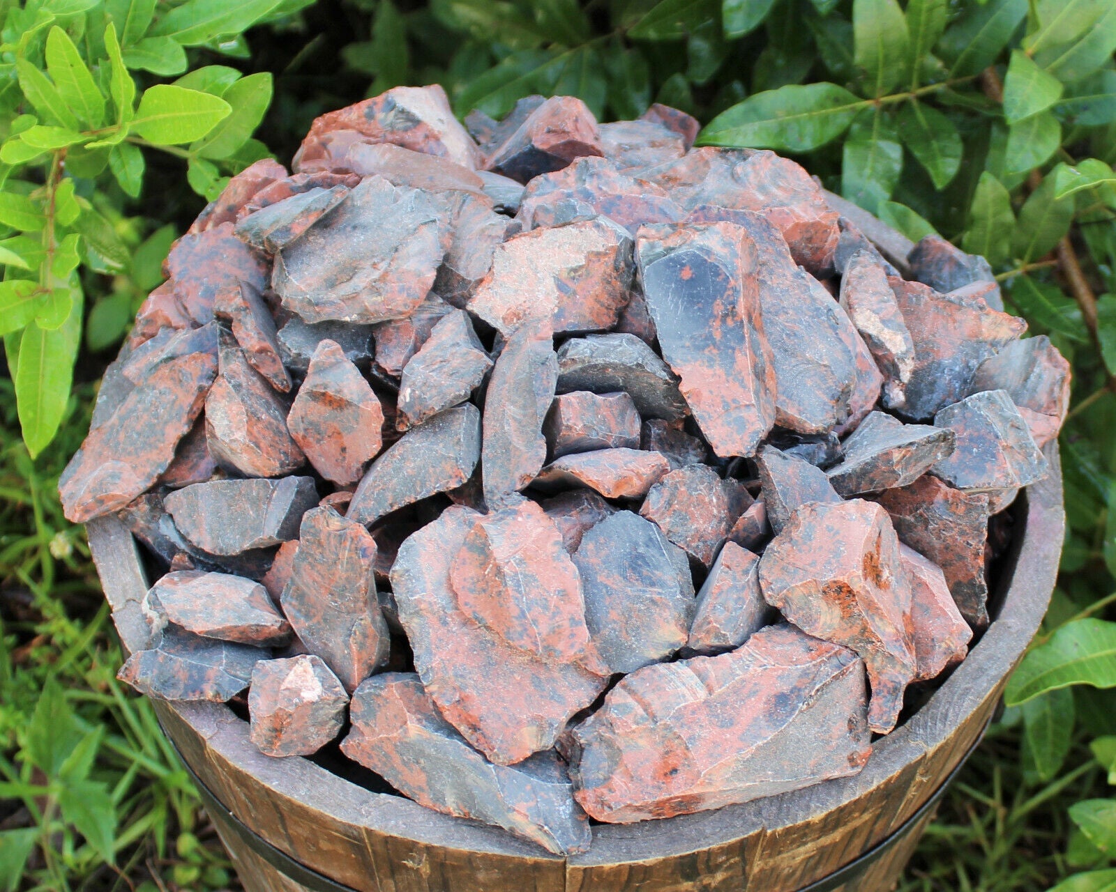 Raw Natural Mahogany Obsidian Crystals - Choose How Many - Raw Obsidian Stones