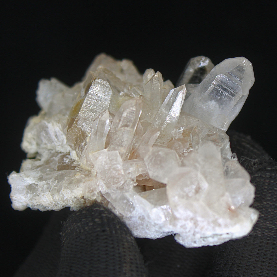 Natural Clear White Quartz Crystal 90g Transparent Mineral from India