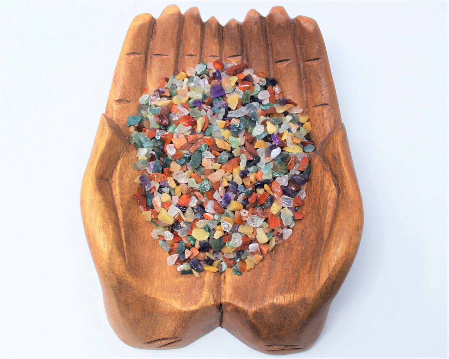 Assorted Semi Tumbled Gemstone Mini Chips 3-10 mm, Tiny, Mixed Chips Bulk Lot