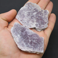 1/4 lb Lot Lepidolite Leaves, Slabs,  (4-7 pieces) Layered Mica Crystal Mirrors