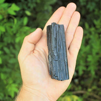 JUMBO Black Tourmaline Rods Premium Rough Natural Crystal Logs