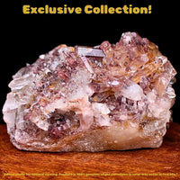 Phantom Quartz Crystal Cluster 250g 7x6 cm Natural Raw Mineral Specimen India