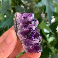 Deep Purple Amethyst Cluster From Uruguayan, Amethyst Geode, Raw Amethyst