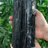 Extra Large Black Tourmaline Chunk / Rod / Log, Natural Rough Black Tourmaline
