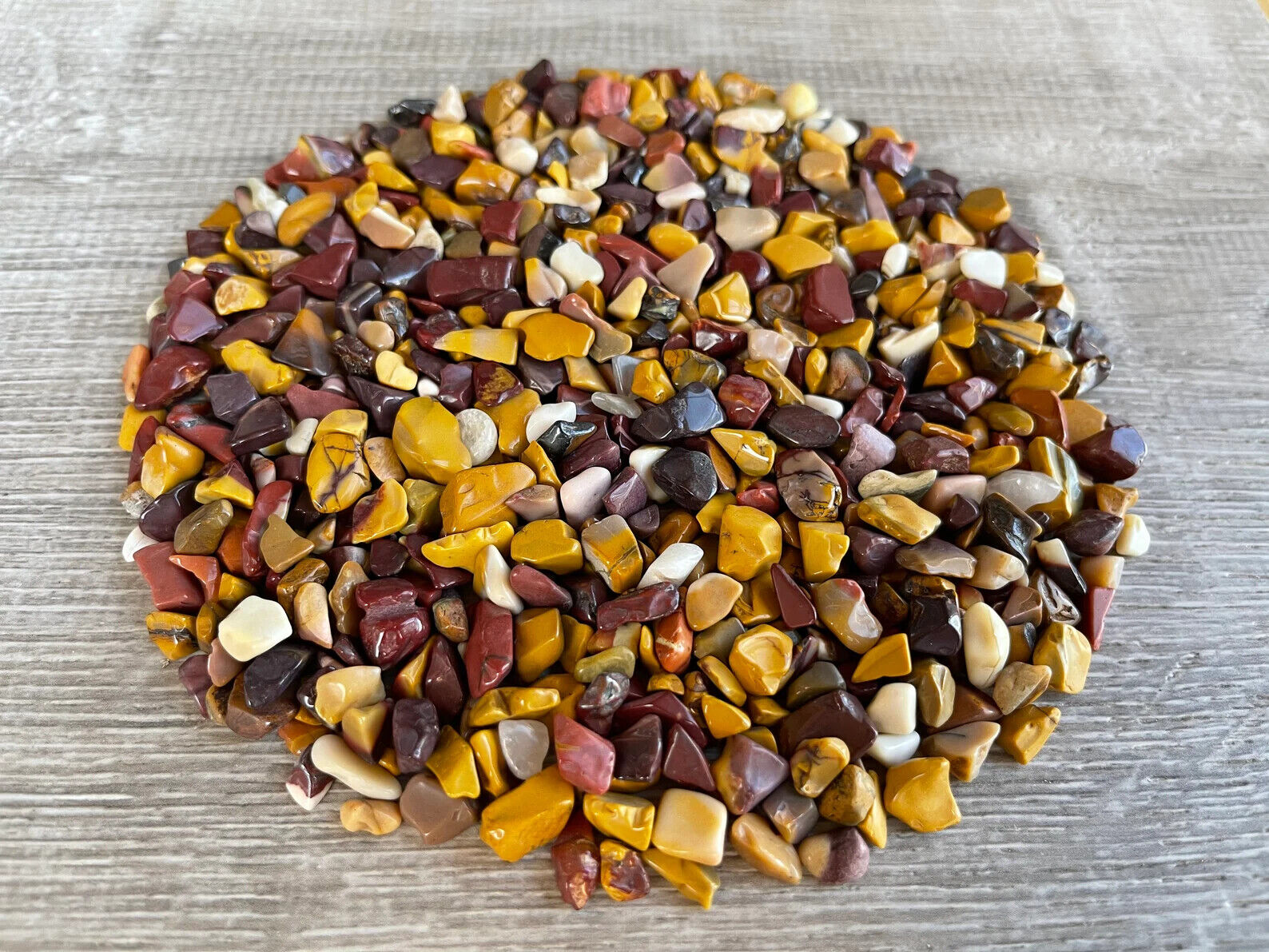 Grade A++ Semi Tumbled Gemstone Mini Chips 3 - 18 mm, Choose From 4 oz to 3 lbs