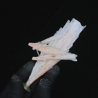 Natural Scolecite Cluster 70g White Zeolite Crystal Mineral from India