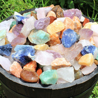 1000 Carat Bulk Lot Brazil Mix - Bulk Natural Rough Tumbler Rocks Stones