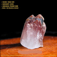 Natural Phantom Quartz Crystal 20g 3x2 cm Rare Healing Mineral Gemstone