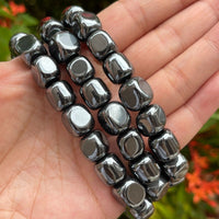 Wholesale Grade A++ Gemstone Nugget Bracelet, Choose from 18 Gemstone Types