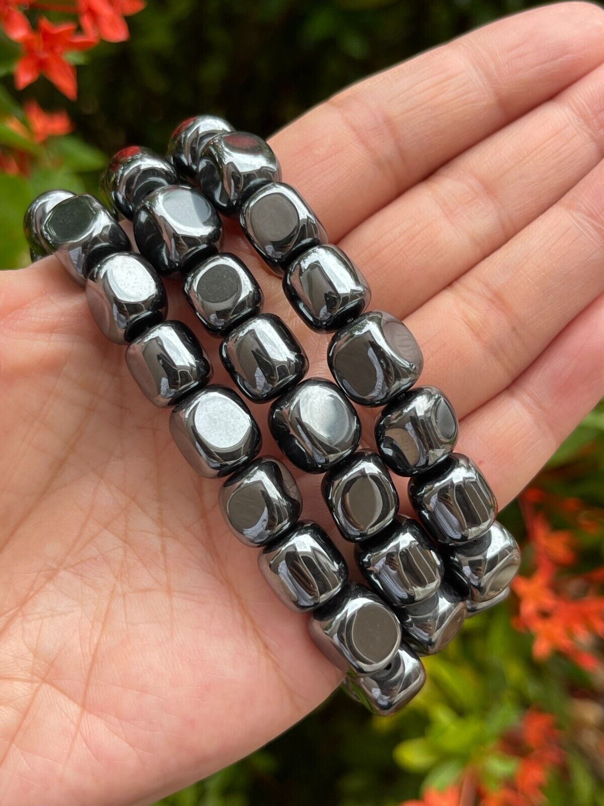 Wholesale Grade A++ Gemstone Nugget Bracelet, Choose from 18 Gemstone Types