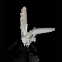 Rare 22g Scolecite Spray Crystal Zeolite Mineral Specimen from India