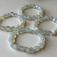 Wholesale Grade A++ Gemstone Nugget Bracelet, Choose from 18 Gemstone Types