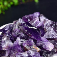 Deep Amethyst Raw Crystals 1.25-2" 25-35g Natural Healing Stones Tumbling Reiki