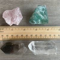 Premium Crystals & Healing Stones Set for New Beginnings, Meditation, Protection