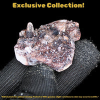 Mini Phantom Quartz 22g 4x3 cm Rare Natural Crystal for Display Shelf