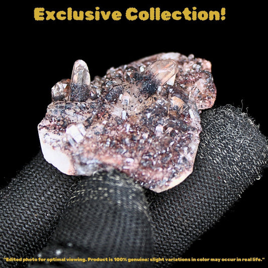 Mini Phantom Quartz 22g 4x3 cm Rare Natural Crystal for Display Shelf