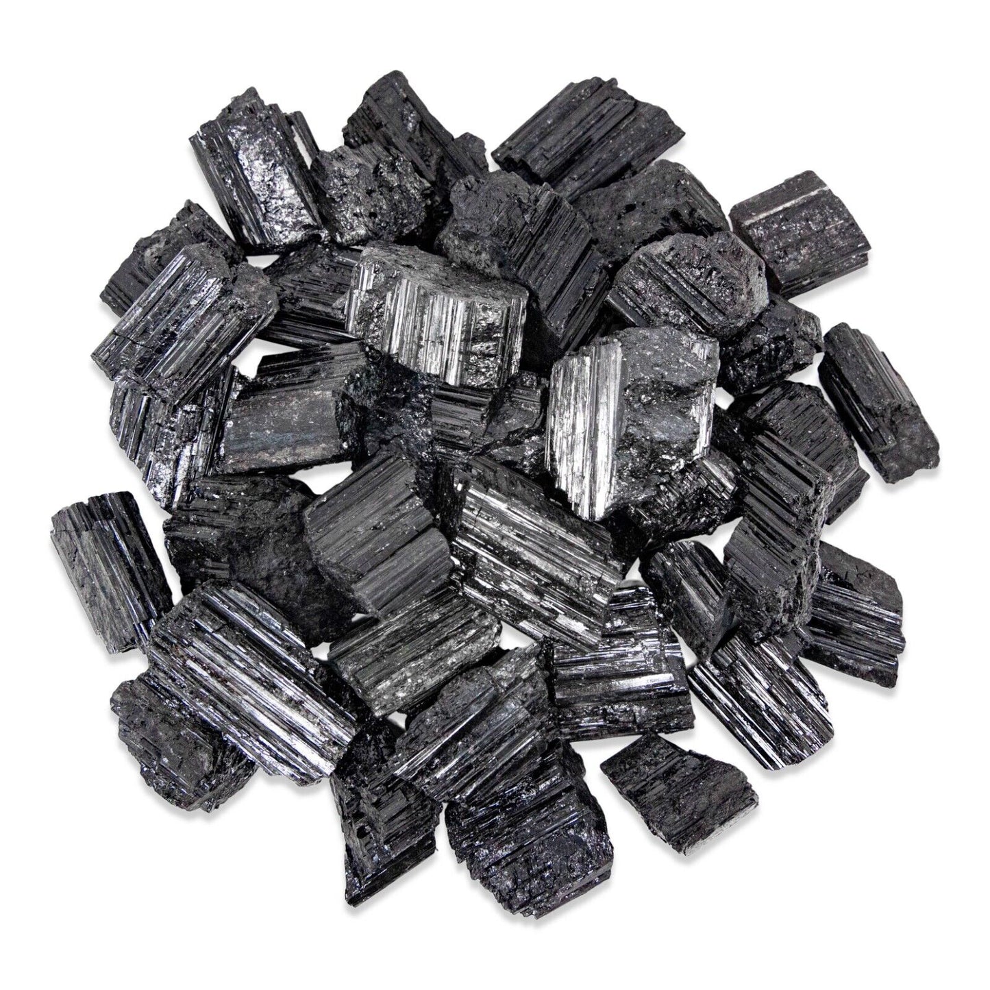 Black Tourmaline Rough Natural Stones 4 oz-5 lbs Bulk Wholesale Crystal Raw