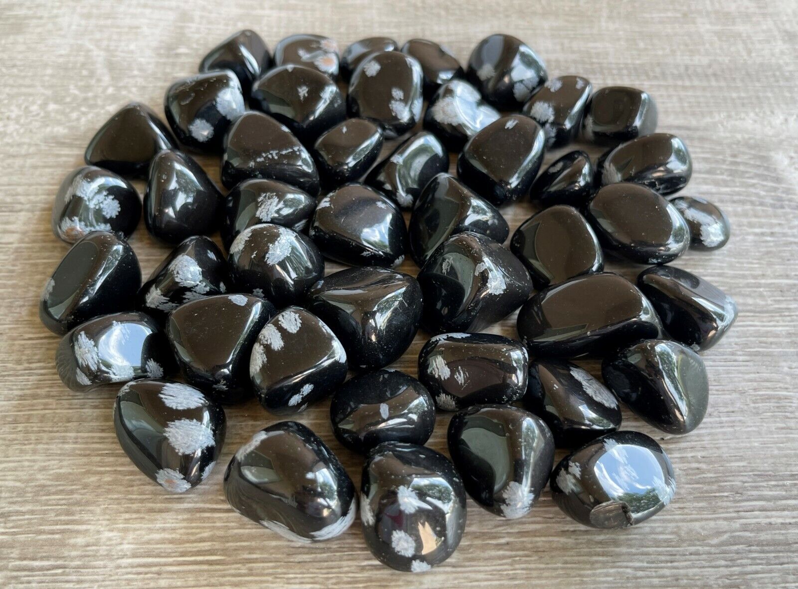1/2 Lb Lot Tumbled Stones, 0.75-1.25" Crystal Healing Stones, Choose Stone Type