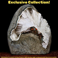 Scolecite Geode 68g Healing Crystal Crown Chakra Reiki Meditation Stone