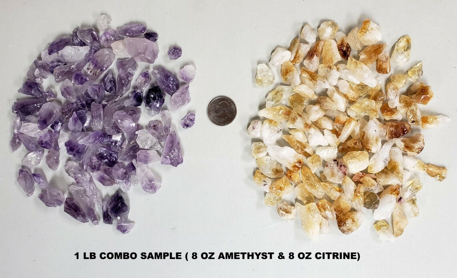 AMETHYST & CITRINE COMBO Bulk Wholesale Crystal Points & Chunks