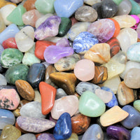 Assorted Tumbled Stones: SMALL, MEDIUM or LARGE Sizes Wholesale Bulk Lots Mixed