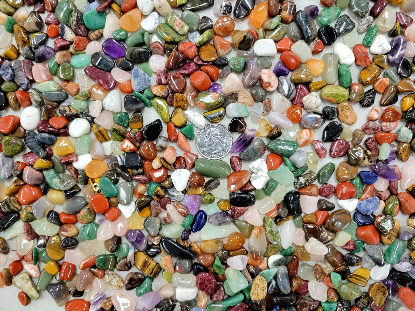 Small Tumbled Crystals Mix Premium Quality Natural Stones Gemstones Bulk